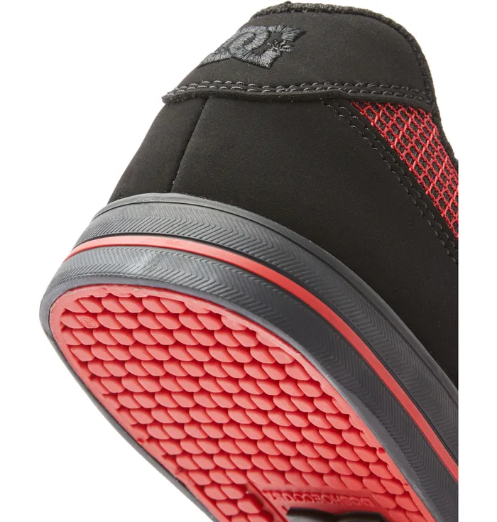 Boy8217s Pure Velcro Shoes blackblackred Sneakers DC Shoes Kids