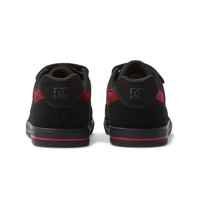 Boy8217s Pure Velcro Shoes blackblackred Sneakers DC Shoes Kids