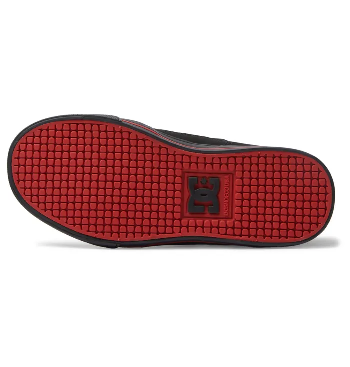 Boy8217s Pure Velcro Shoes blackblackred Sneakers DC Shoes Kids