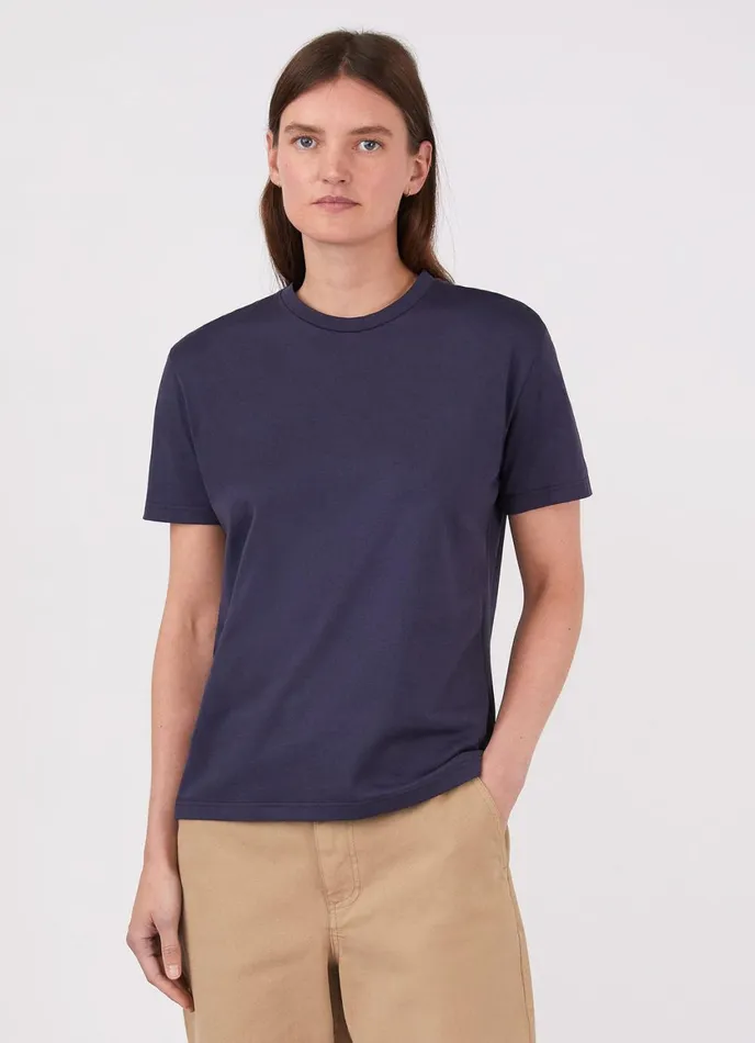 Boy Fit Tshirt Navy Women SUNSPEL Tshirts and Tops