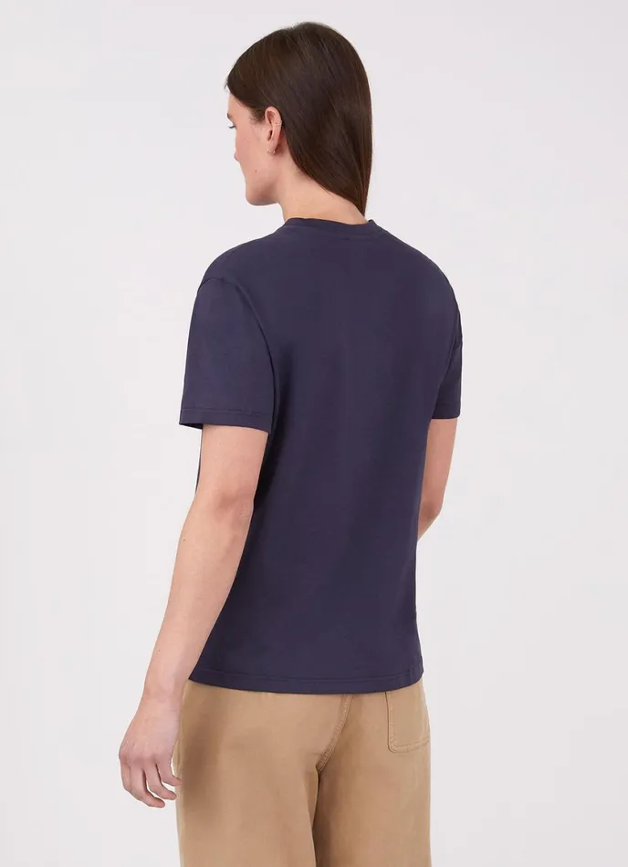 Boy Fit Tshirt Navy Women SUNSPEL Tshirts and Tops
