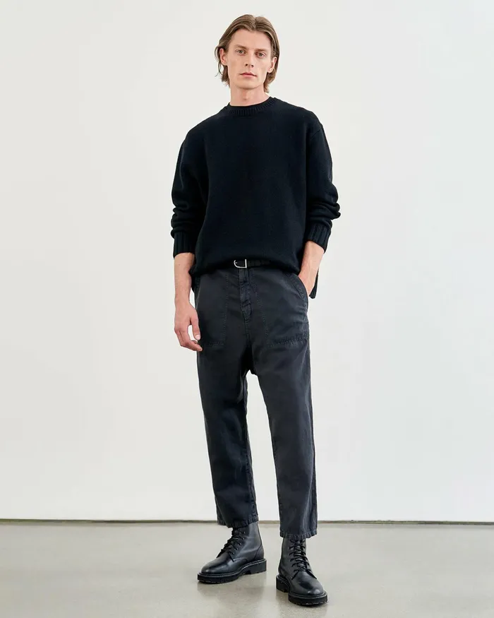 BOYNTON SWEATER Black Men Nili Lotan Sweaters