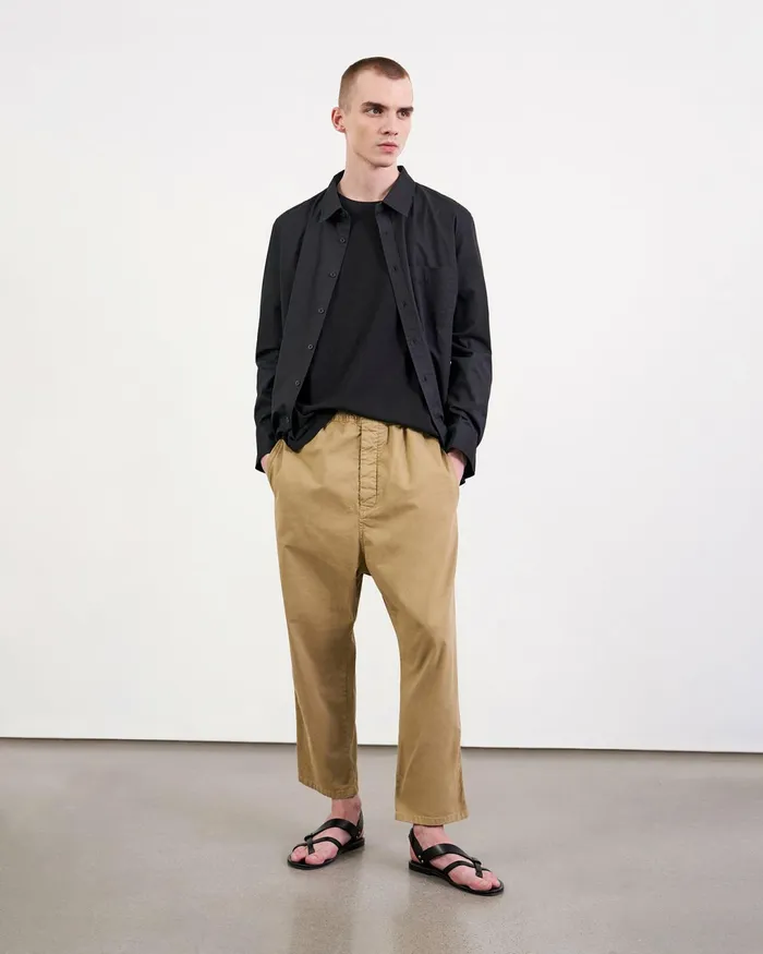 BRADLEY TEE Desert Taupe Men Nili Lotan Shirts