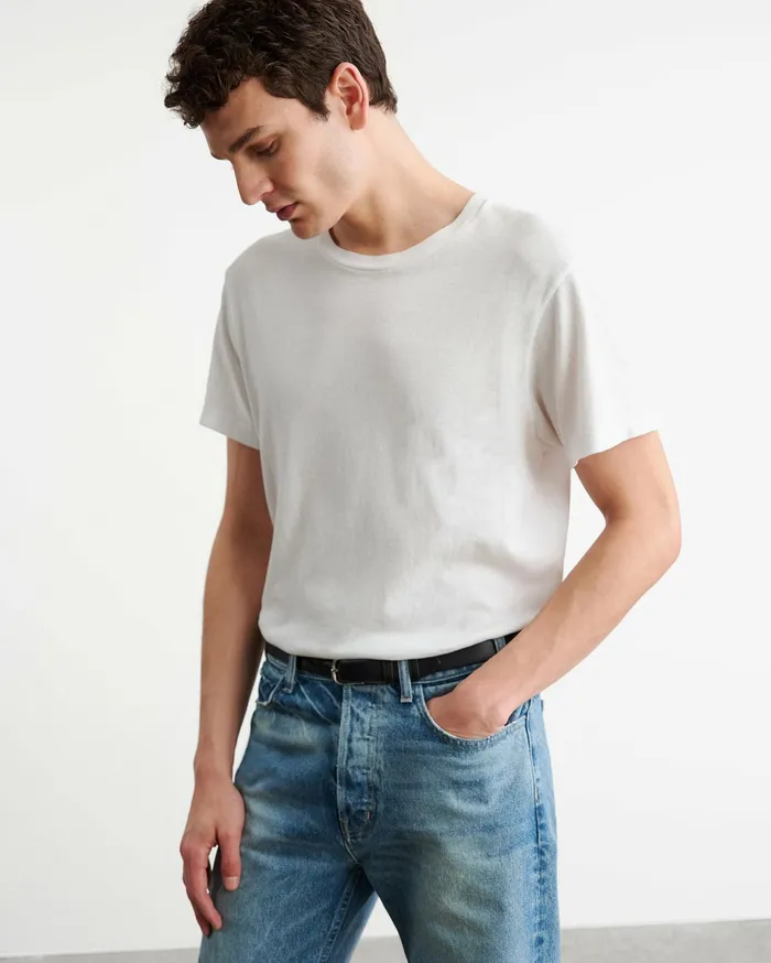 BRADLEY TEE Desert Taupe Men Nili Lotan Shirts