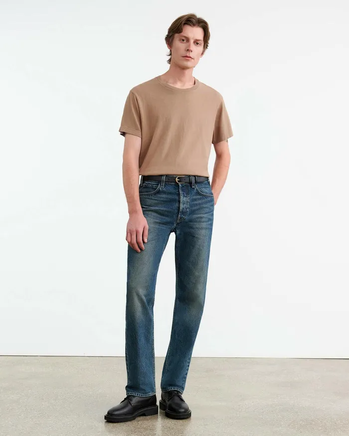 BRADLEY TEE Desert Taupe Men Nili Lotan Shirts