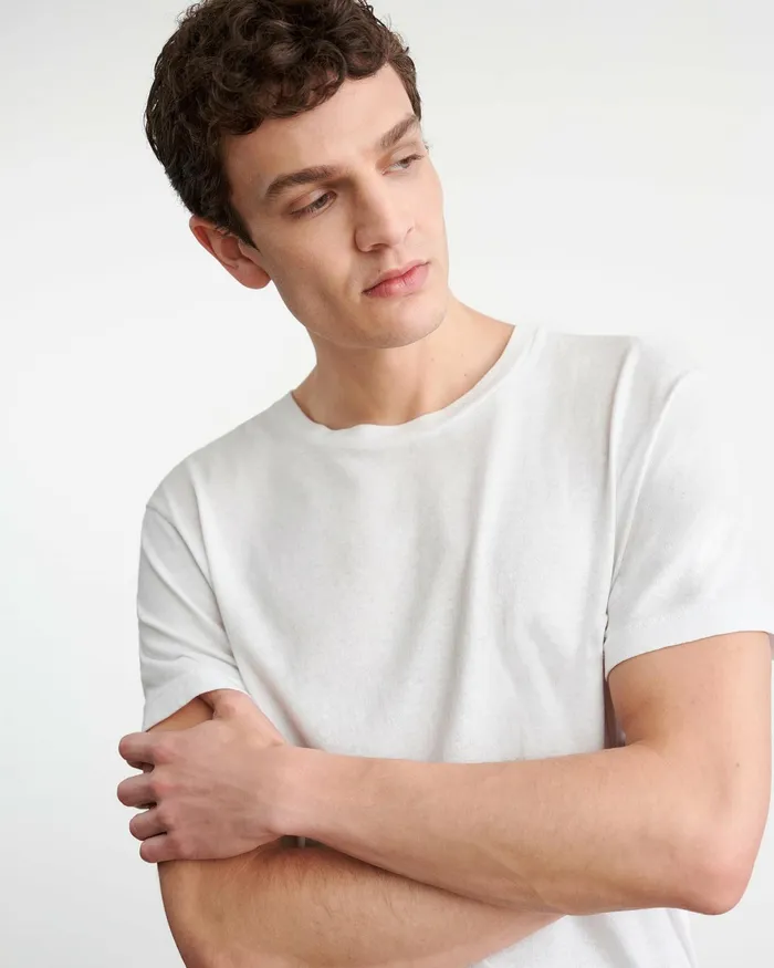 BRADLEY TEE Desert Taupe Men Nili Lotan Shirts