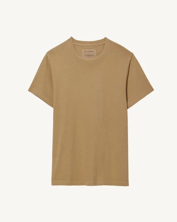 BRADLEY TEE Desert Taupe Men Nili Lotan Shirts