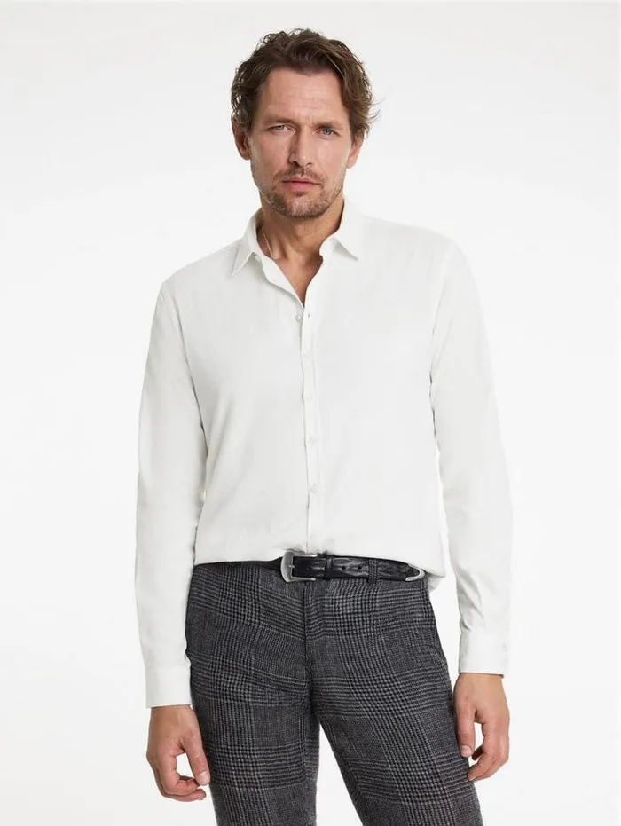 BUCKS SHIRT White Men John Varvatos Shirts