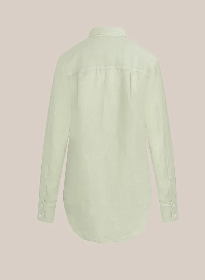 Button Down Women Bella Dahl Boyfriend Button Down 8211 Pale Palm Button Down Women Bella Dahl Boyfriend Button Down 8211 Pale Palm