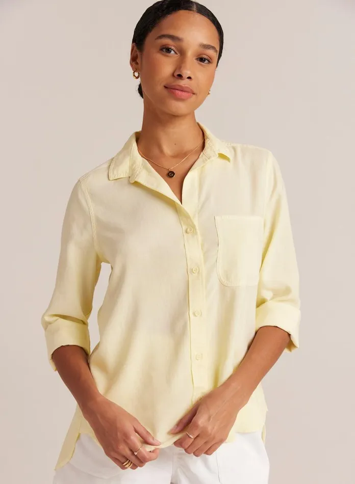 Button Down Women Bella Dahl Shirt Tail Button Down 8211 Soft Sun