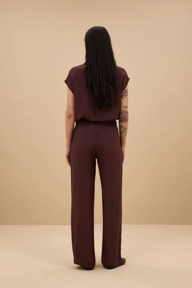 ByBar Blouses Vrouwelijk Kiek Viscose Top Pecan ByBar Blouses Vrouwelijk Kiek Viscose Top Pecan