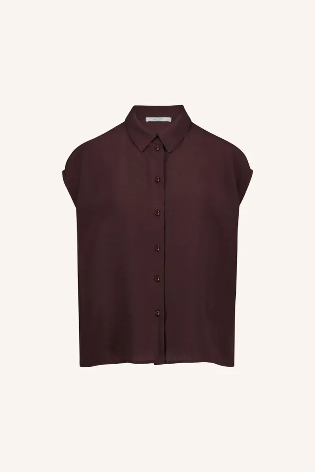 ByBar Blouses Vrouwelijk Kiek Viscose Top Pecan ByBar Blouses Vrouwelijk Kiek Viscose Top Pecan
