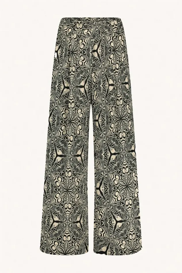 ByBar Broeken Vrouwelijk Benji Cartouche Pant Cartouche Print
