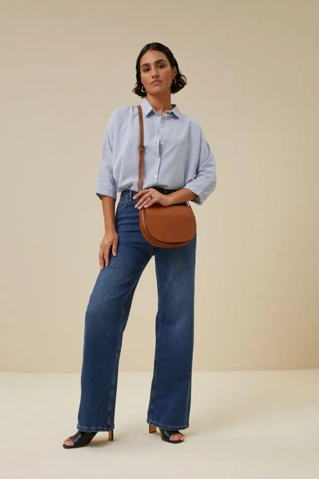 ByBar Jeans Vrouwelijk Lina Pant Denim ByBar Jeans Vrouwelijk Lina Pant Denim