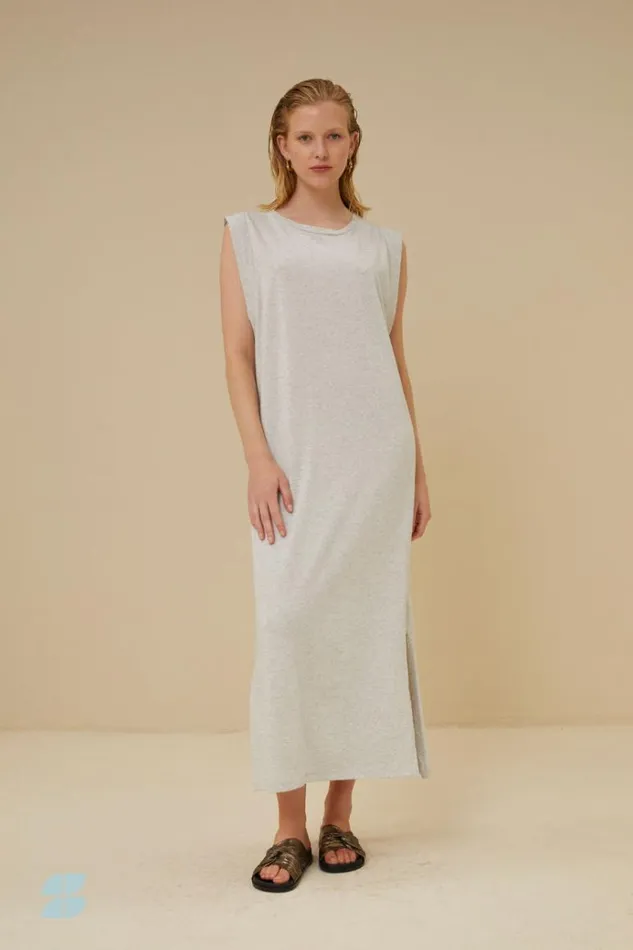 ByBar Jurken Vrouwelijk Lau Heavy Flame Dress Grey Melee