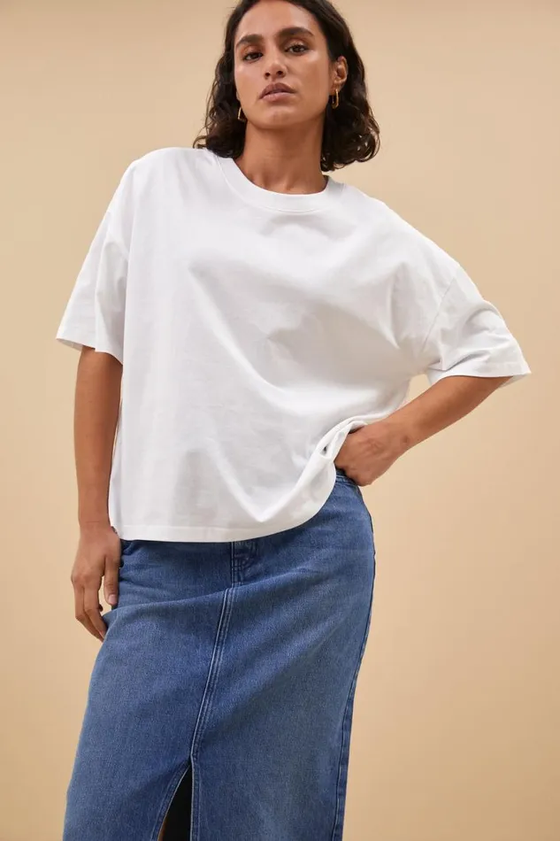 ByBar Rokken Vrouwelijk Sis Denim Skirt Denim ByBar Rokken Vrouwelijk Sis Denim Skirt Denim
