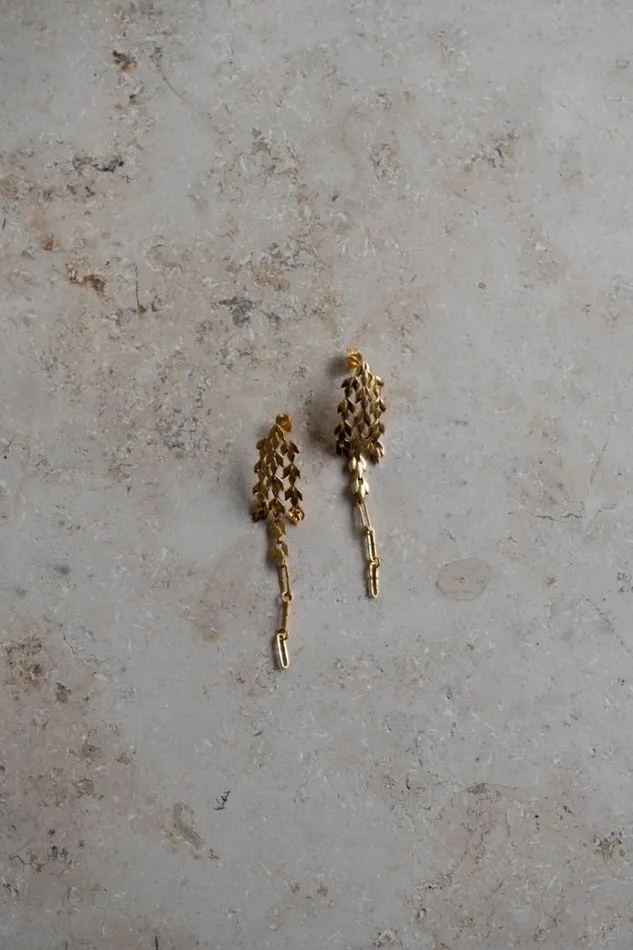 ByBar Sieraden Vrouwelijk Pd Eloise Earring Gold ByBar Sieraden Vrouwelijk Pd Eloise Earring Gold