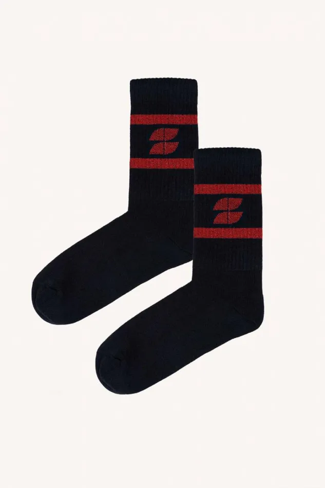 ByBar Sokken and Panty039s Vrouwelijk Logo Sock MidnightPoppi