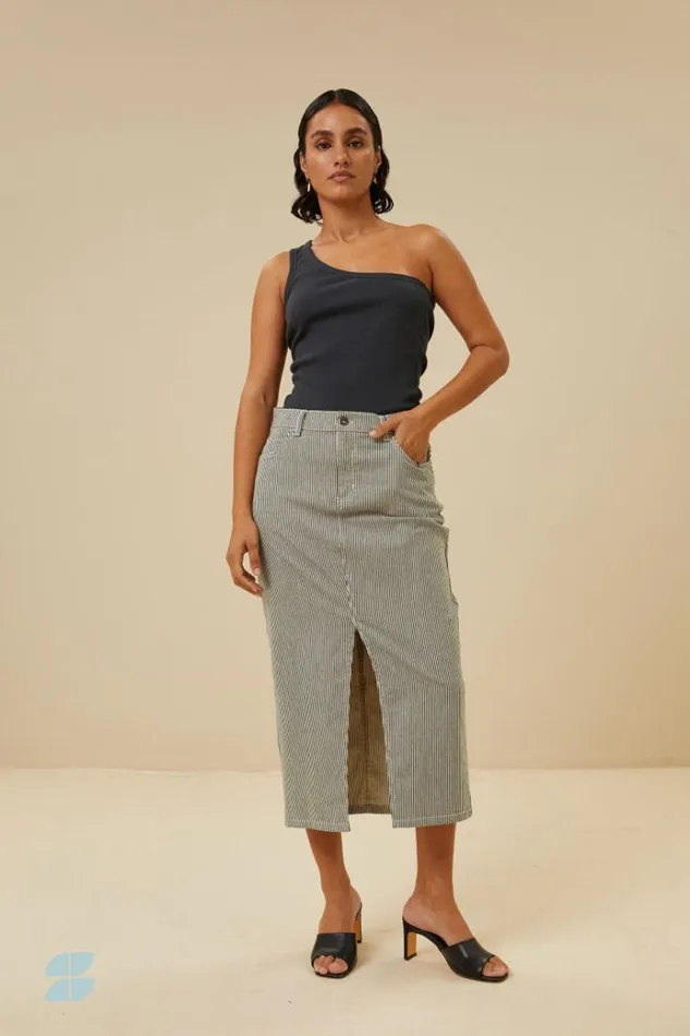 ByBar Tops and Shirts Vrouwelijk Charly One Shoulder Top Jet Black