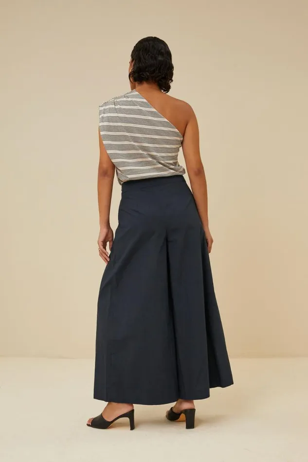 ByBar Tops and Shirts Vrouwelijk Tyle Nautic Stripe Top Midnight