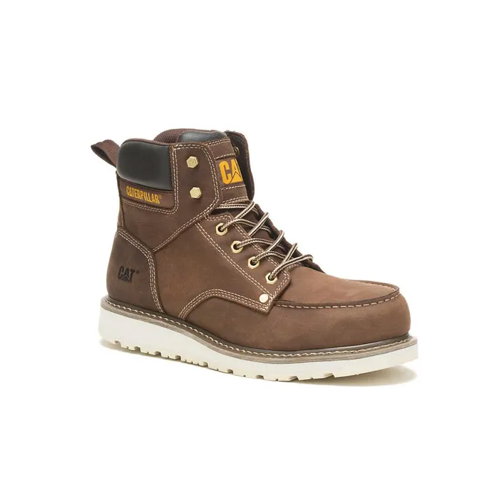 Calibrate Steel Toe Work Boot Khaki Men Cat Footwear Boots