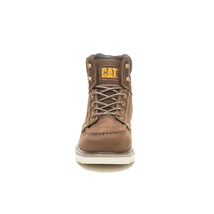 Calibrate Steel Toe Work Boot Khaki Men Cat Footwear Boots