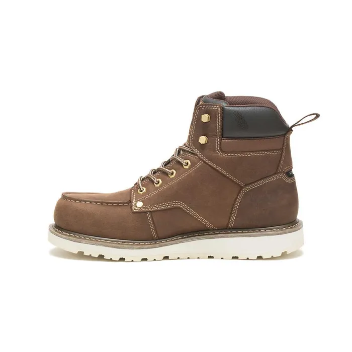 Calibrate Steel Toe Work Boot Khaki Men Cat Footwear Boots