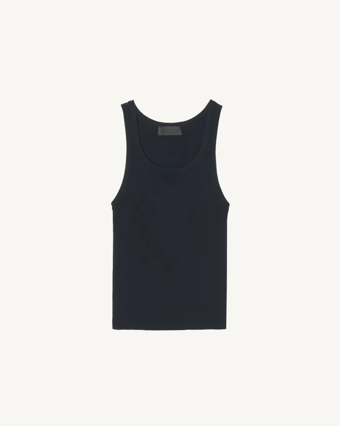 CALIDA KNIT TANK Dark Navy Women Nili Lotan Tops