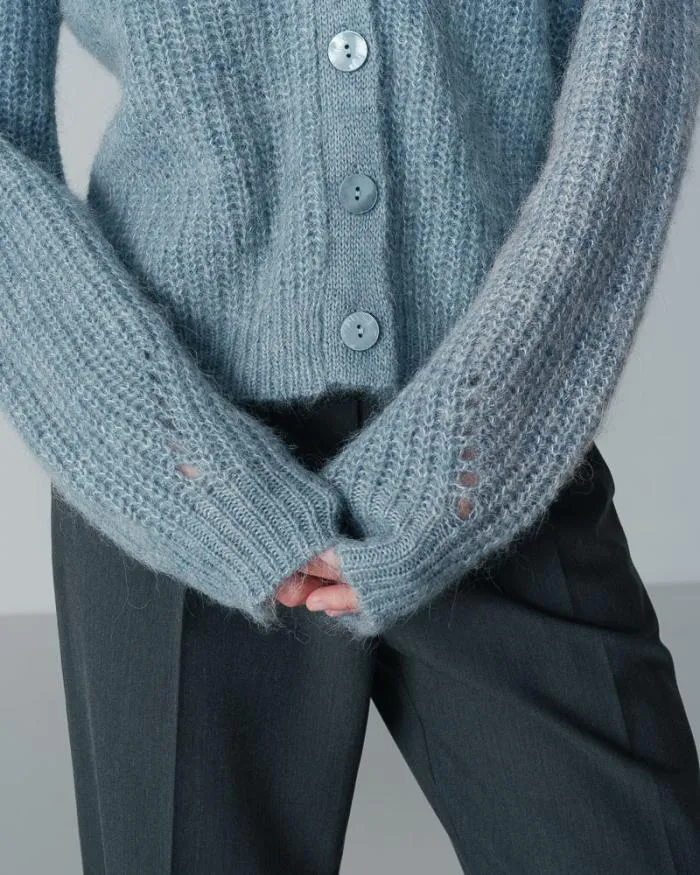 CARDIGAN BLEU NASTER Shop Grace and Mila Cardigans