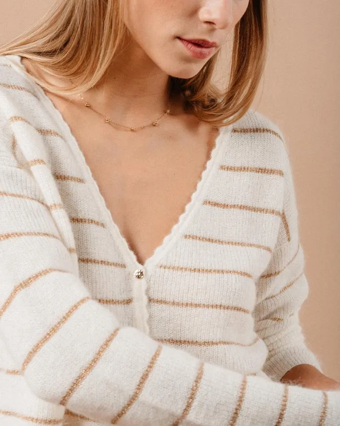 CARDIGAN ECRU MADISSON Shop Grace and Mila Cardigans
