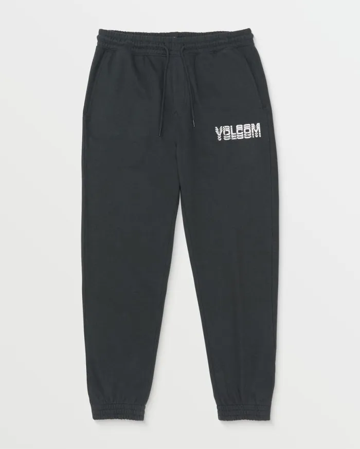 Cement Fleece Pants 8211 Washed Black Heather Mens Volcom Pants