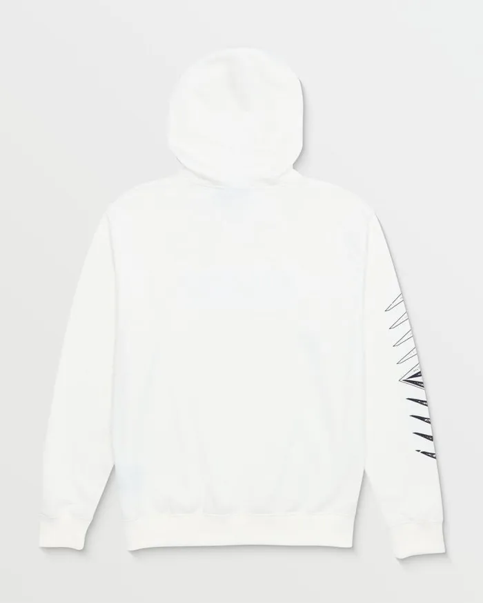 Cement Pullover Hoodie 8211 Off White Heather Mens Volcom Hoodies and Sweatshirts
