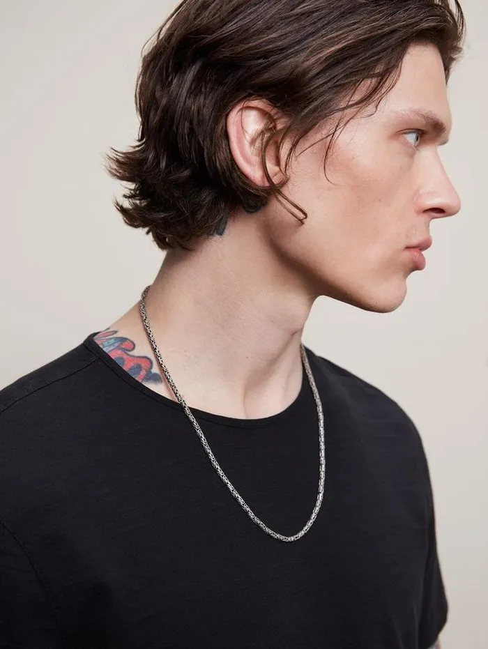 CHAIN NECKLACE Silver Men John Varvatos Jewelry
