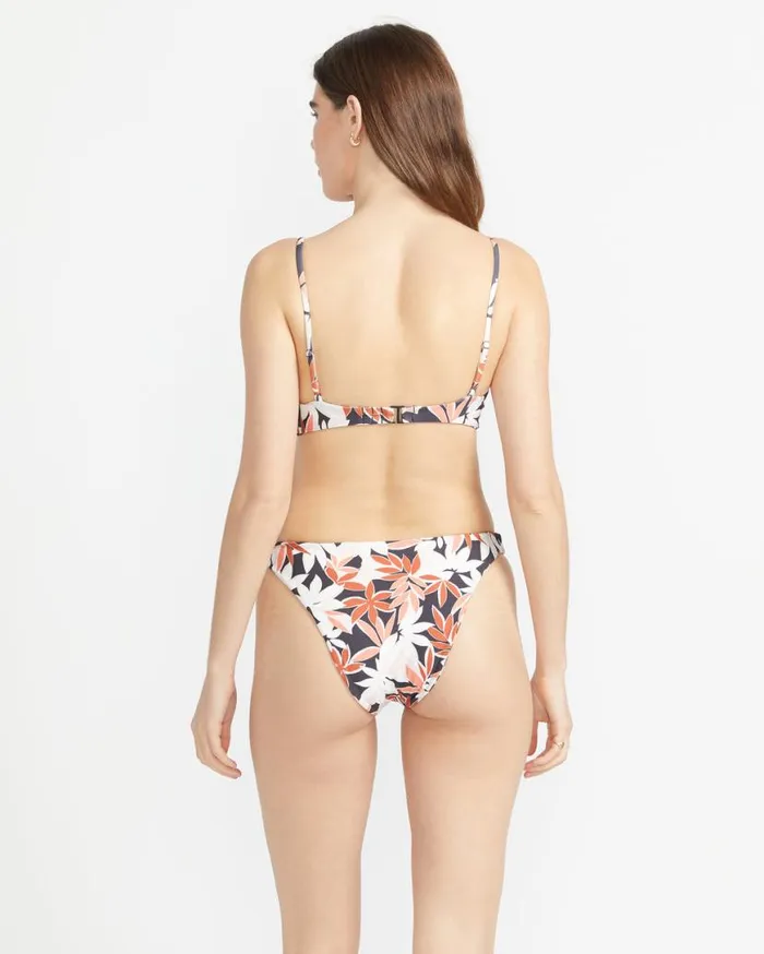 Check Mate Crop Bikini Top 8211 Electric Coral Womens Volcom Bikinis