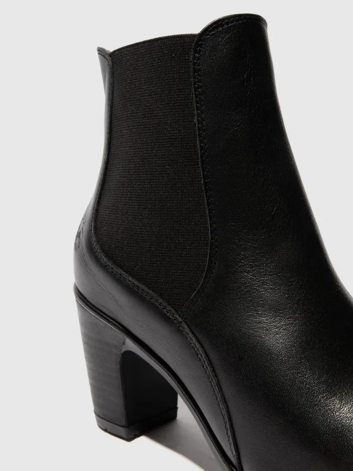 Chelsea Ankle Boots KOLL148FLY BLACK Women Fly London Ankle Boots