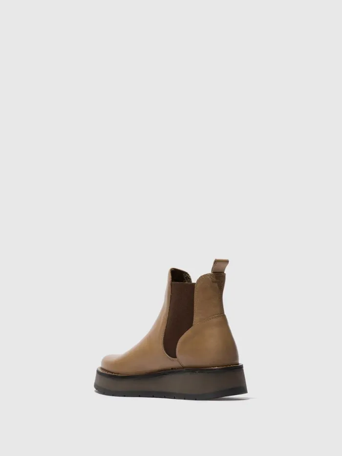 Chelsea Ankle Boots RAWI131FLY TAUPE Women Fly London Ankle Boots