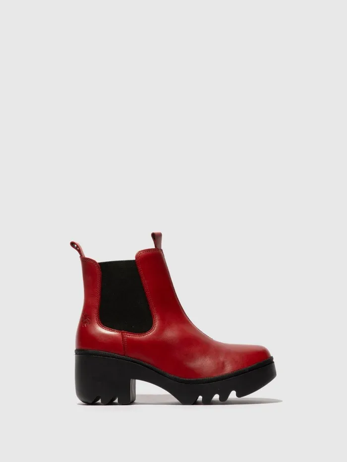 Chelsea Ankle Boots TRIG514FLY RED Women Fly London Ankle Boots