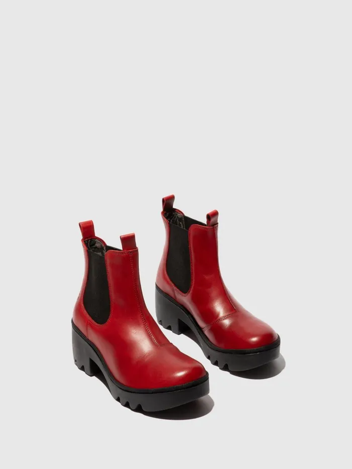 Chelsea Ankle Boots TRIG514FLY RED Women Fly London Ankle Boots