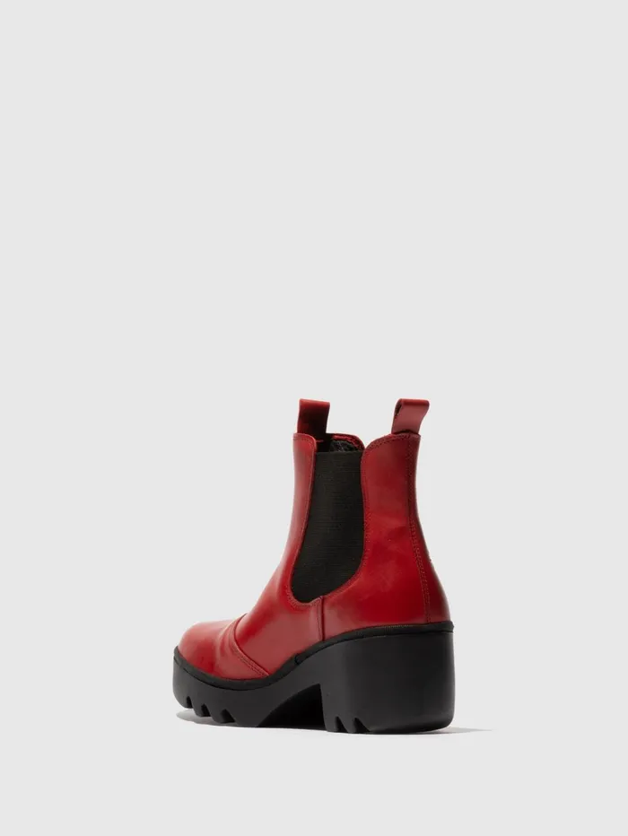 Chelsea Ankle Boots TRIG514FLY RED Women Fly London Ankle Boots