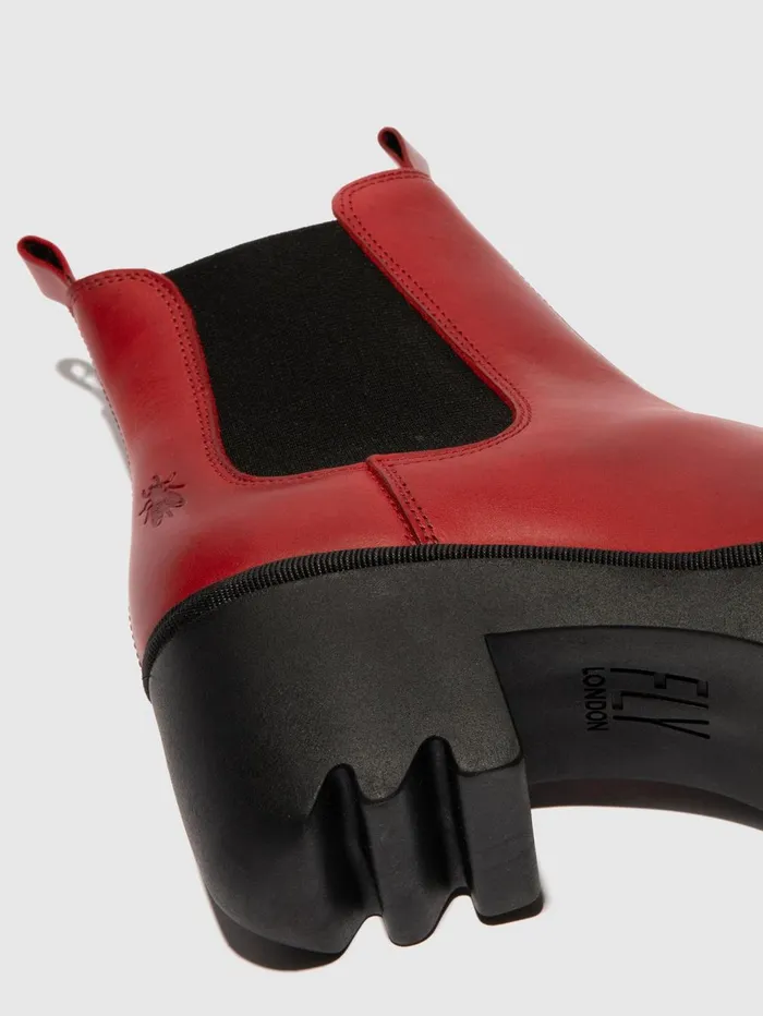 Chelsea Ankle Boots TRIG514FLY RED Women Fly London Ankle Boots