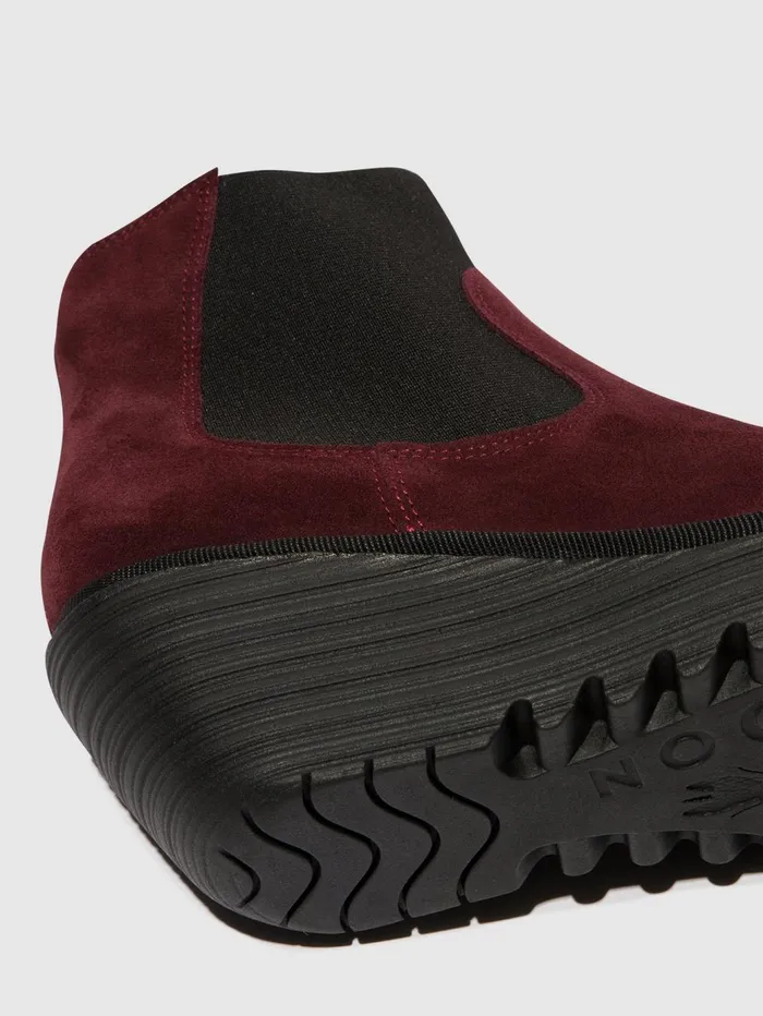 Chelsea Ankle Boots YADE398FLY OIL SUEDE WINE Women Fly London Ankle Boots