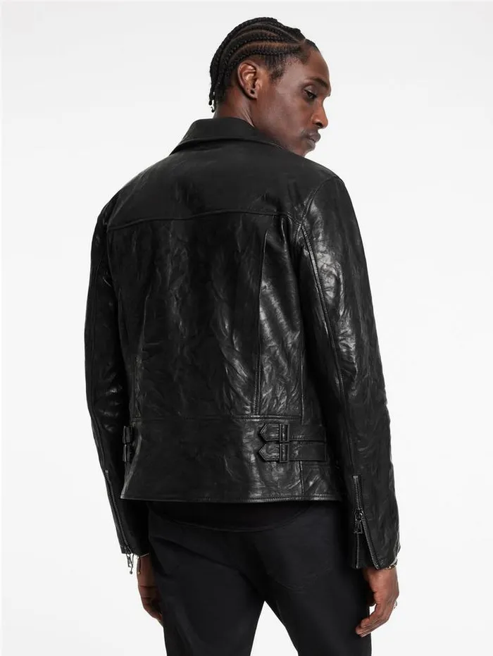 CHELSEA BIKER JACKET Black Men John Varvatos Coats And Jackets