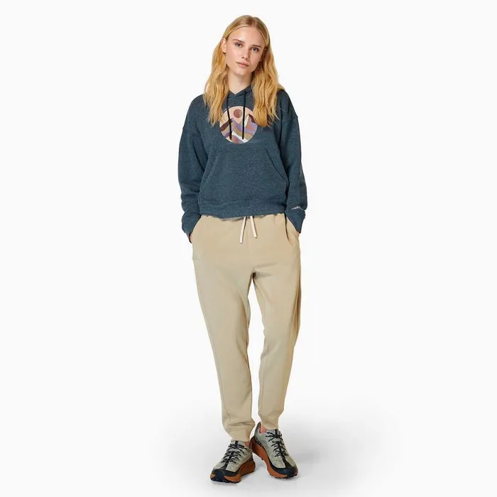 Circle Outside Hoody Navy Heather Women Merrell Tops Circle Outside Hoody Navy Heather Women Merrell Tops