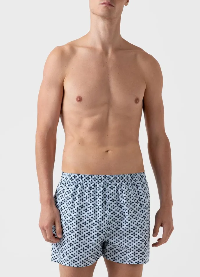 Classic Boxer Shorts Christmas Geometric Print Men SUNSPEL Boxer Shorts