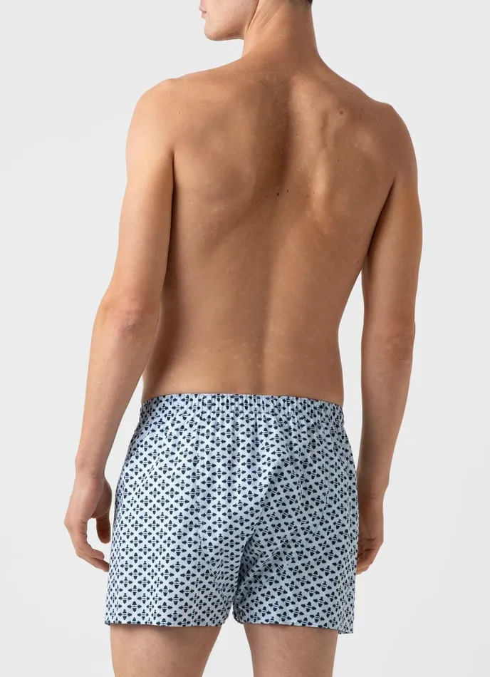 Classic Boxer Shorts Christmas Geometric Print Men SUNSPEL Boxer Shorts