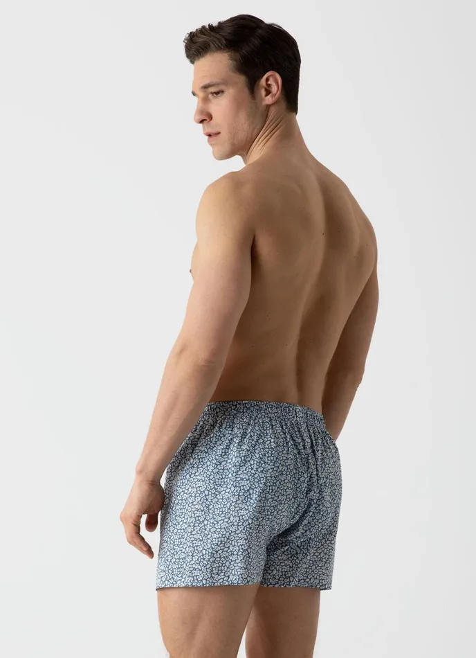 Classic Boxer Shorts In Liberty Fabric Feather Meadow Men SUNSPEL Boxer Shorts