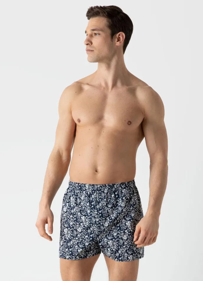 Classic Boxer Shorts In Liberty Fabric Summer Bloom Men SUNSPEL Boxer Shorts