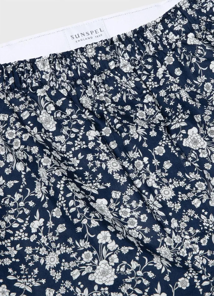 Classic Boxer Shorts In Liberty Fabric Summer Bloom Men SUNSPEL Boxer Shorts