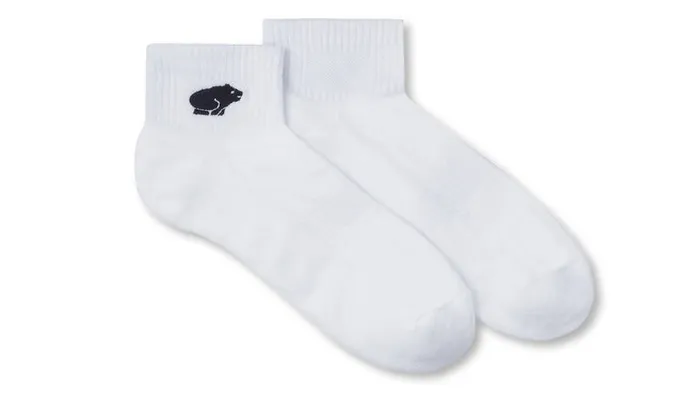 Classic Logo Half Sock Bright Whitejet Black Men Karhu Socks