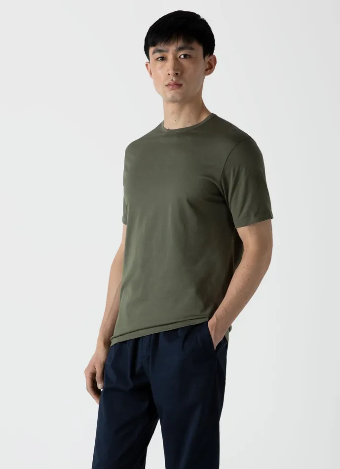 Classic Tshirt Hunter Green Men SUNSPEL Tshirts